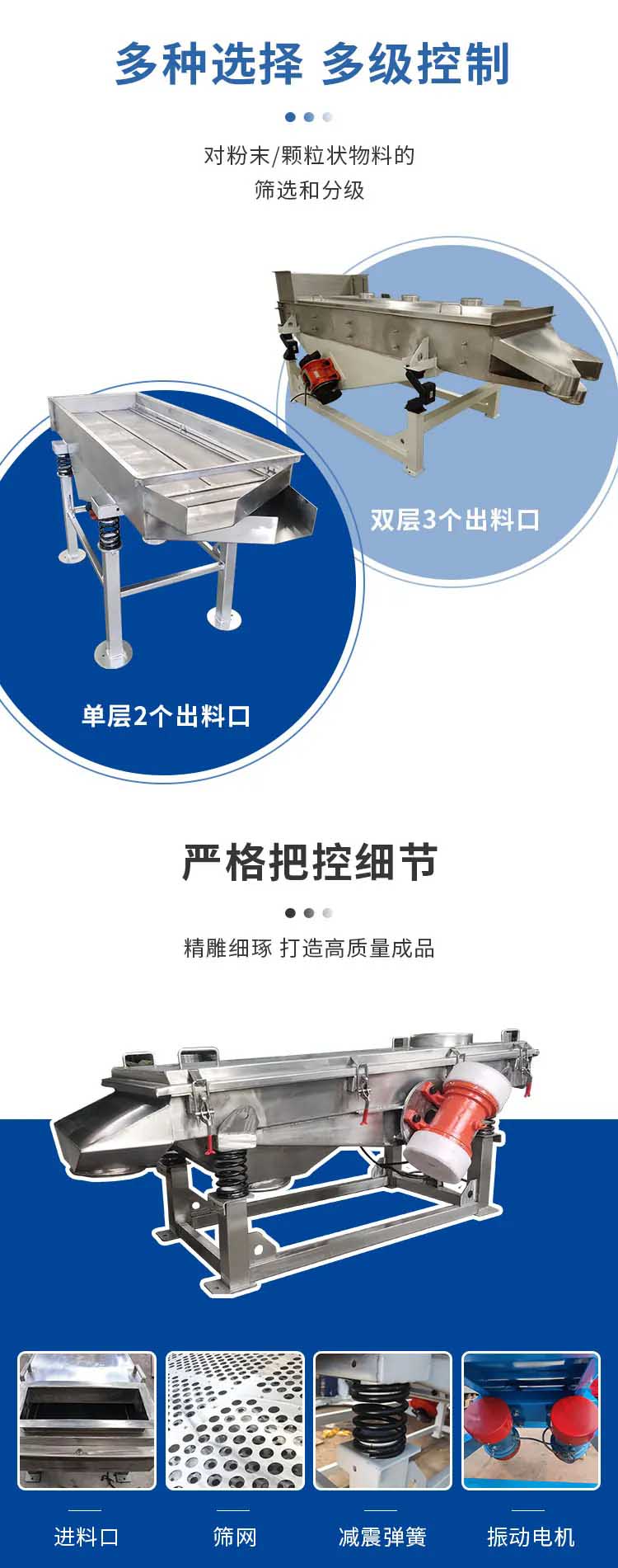 医药用直线筛优势